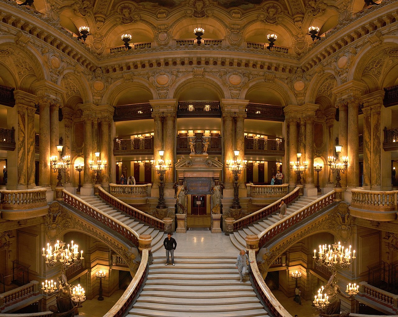 ПАРИЖ. Опера Гарнье - роскошь интерьера и мистическая ложа. 