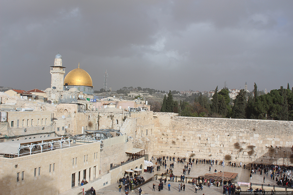 Поездка в Иерусалим, город трёх религий. 