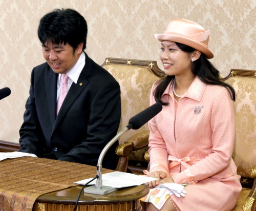 Помолвка японской принцессы Норико Такамадо и Сэнгэ Кунимаро 
