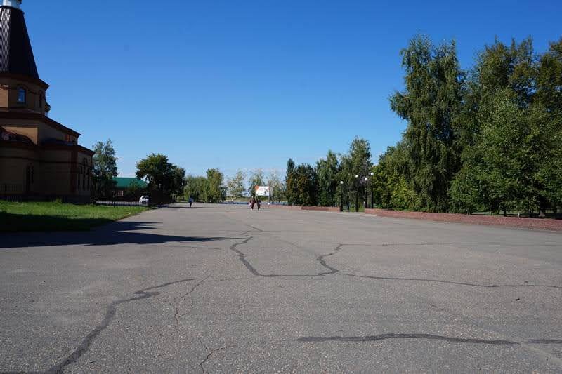 Поселок Благовещенка. Парк и озеро Поселок Благовещенка. Парк и озеро