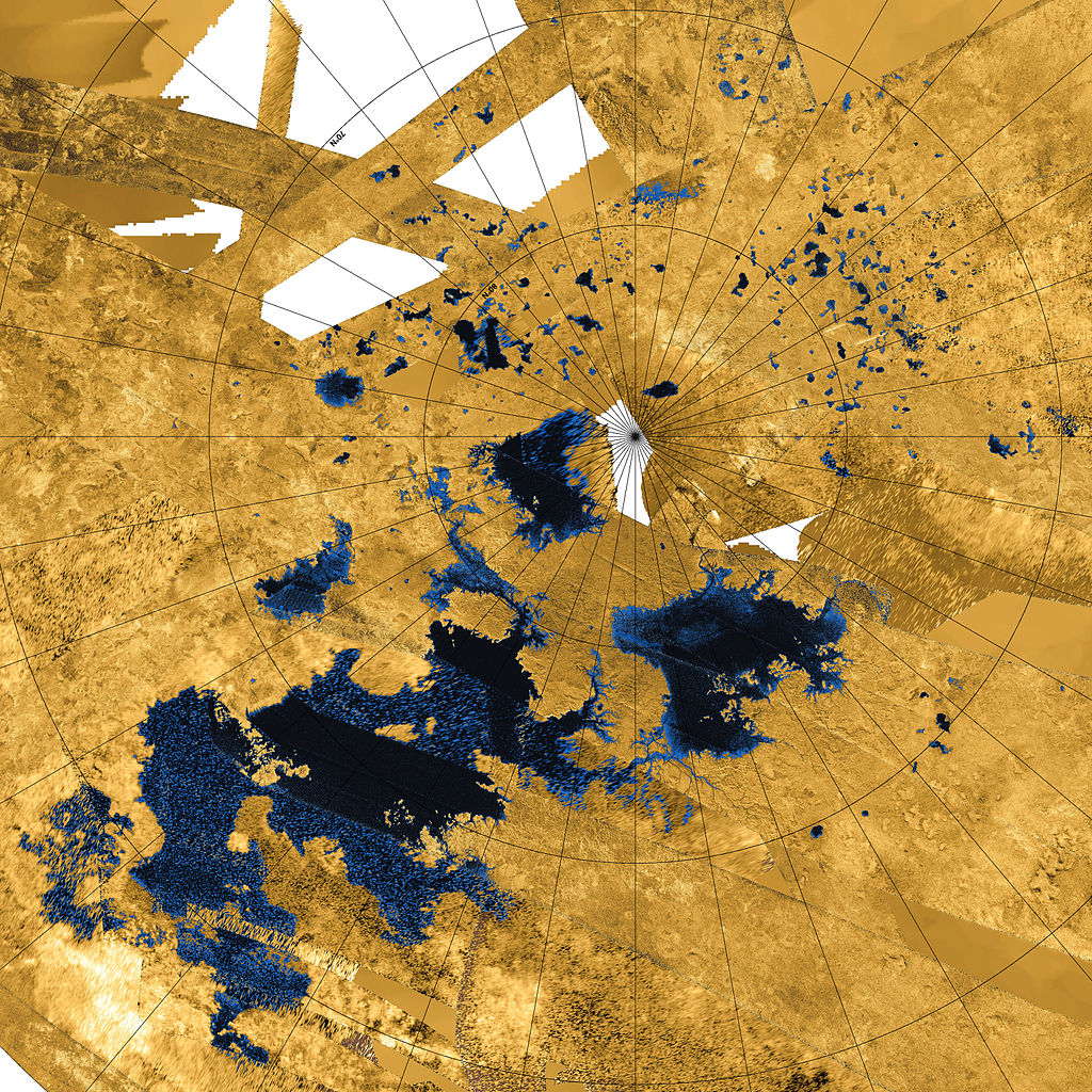 Построена наиболее подробная топографическая карта Титана 
