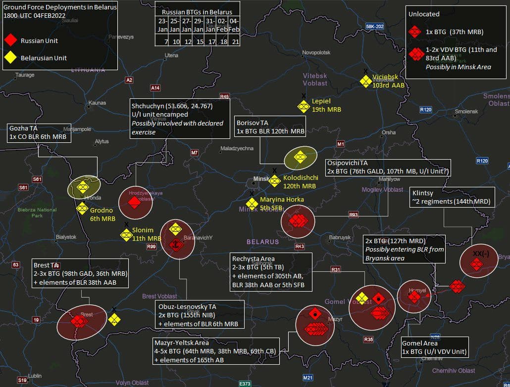 Продолжение сосредоточения российских войск в Белоруссии image