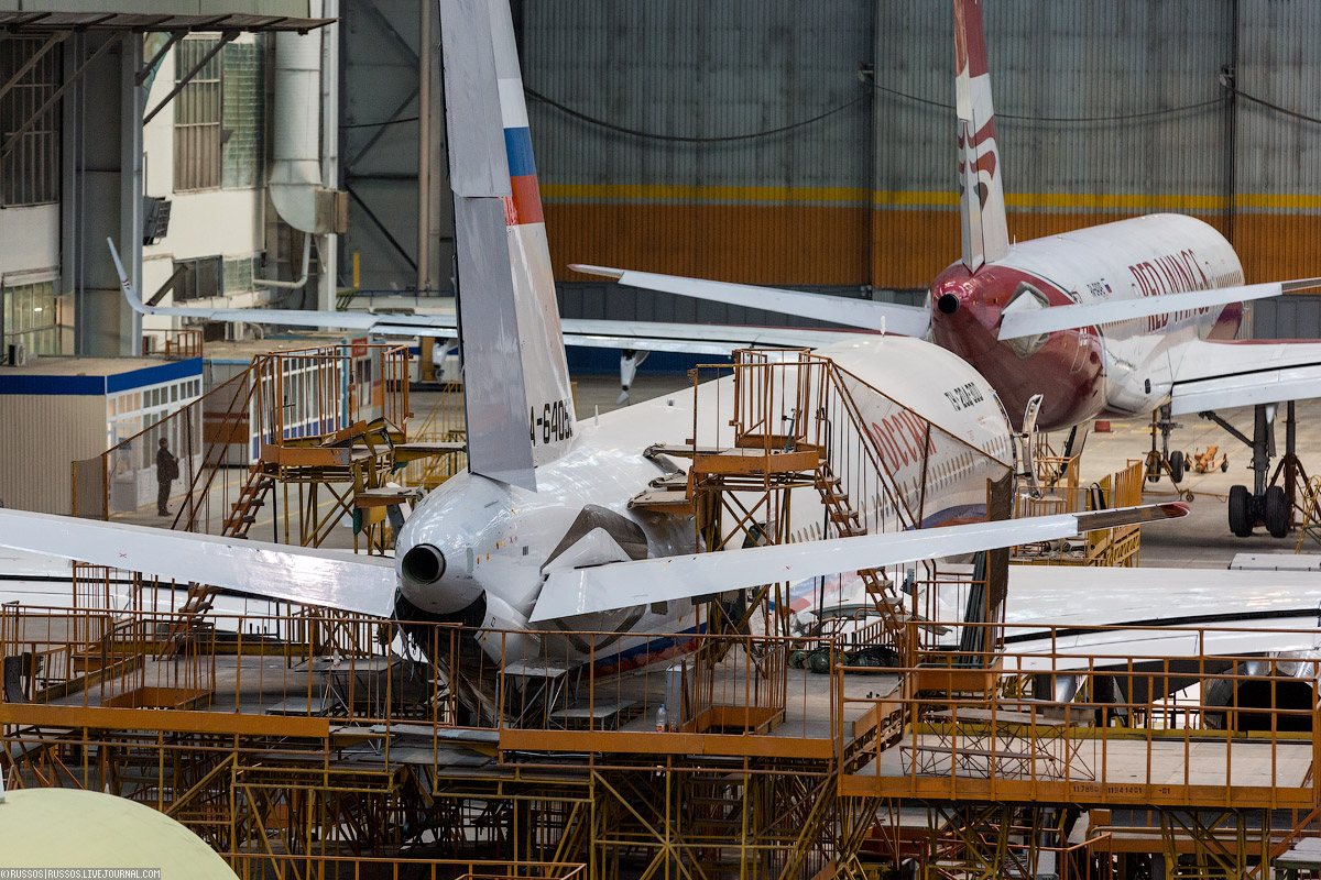 Производство самолетов на «Авиастар-СП» в Ульяновске 