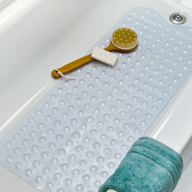 Противоскользящий коврик для ванной — разновидности, как выбрать 