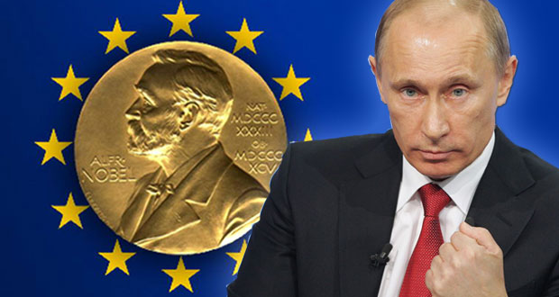 Путину предложили вручить Нобелевскую премию мира. 