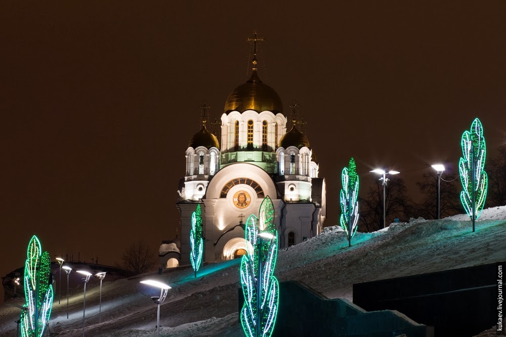 Самара Новогодняя - как украшен город к Новому году. 