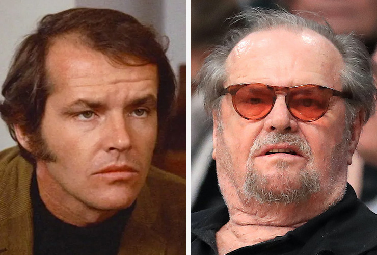 Самые скукожившиеся с возрастом селебрити. Jack Nicholson
