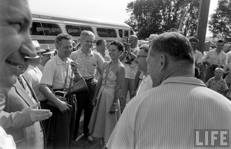 Советские колхозники в США LIFE 1955 