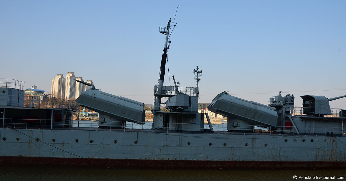 Тигровая бухта и довоенный советский эсминец на Ляодуне 