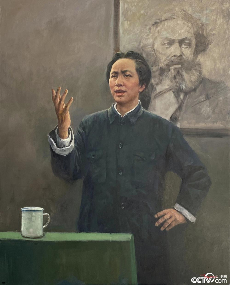 Товарищ Мао Цзэдун на шестом пленуме ЦК КПК шестого созыва 