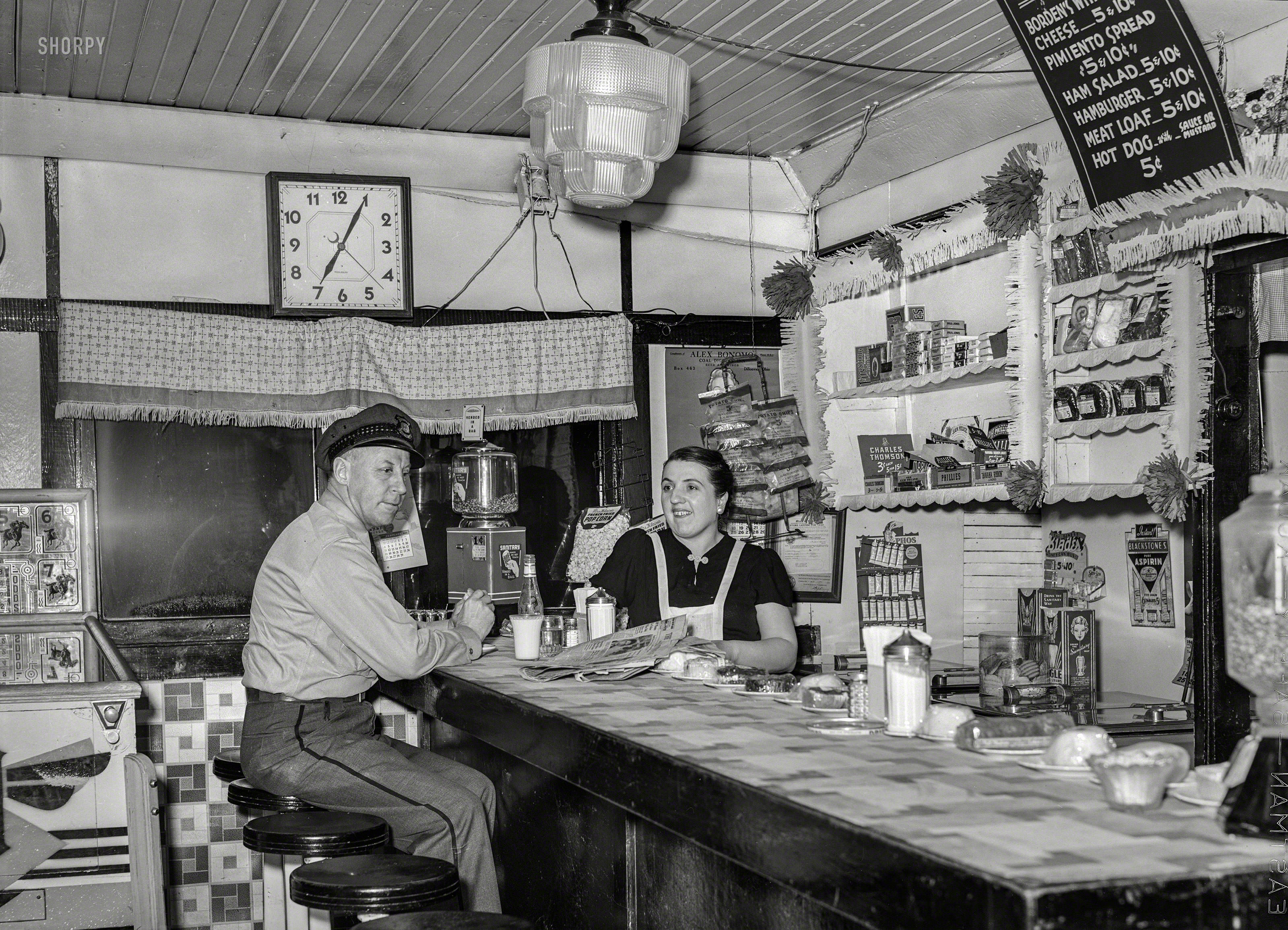 Ужин дальнобойщика; 1940-й год 