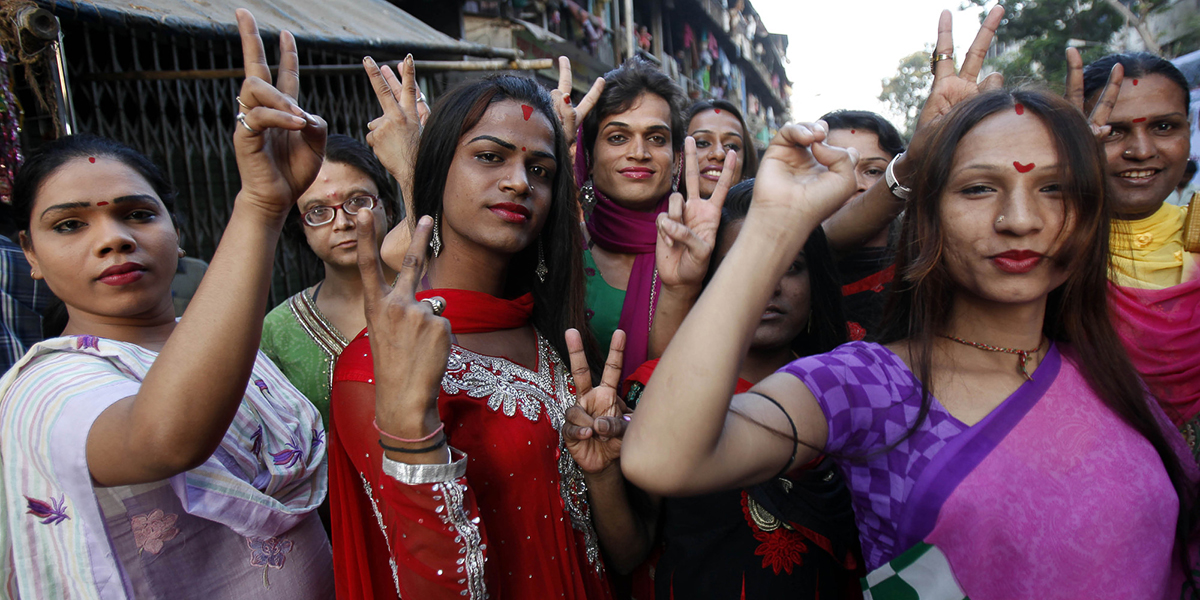 В Индии на меня напали трансвеститы... Anadolu_15042014_Transgenders Mumbai 6