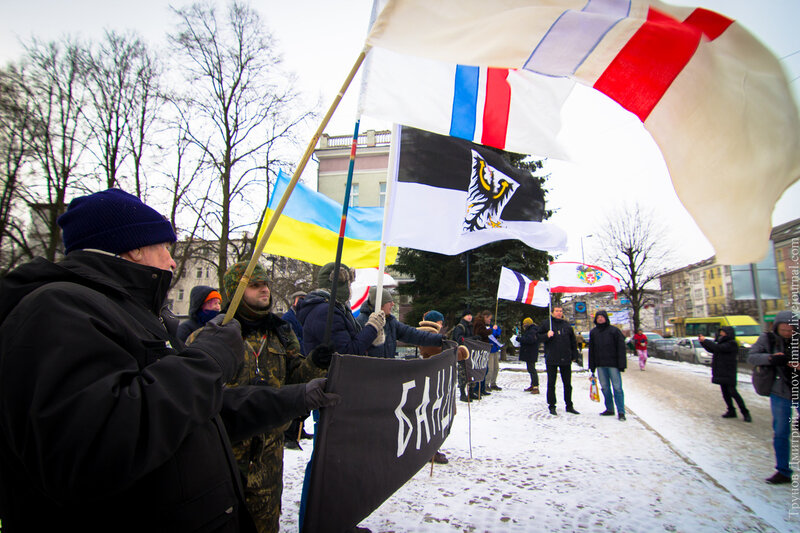  В Калининграде прошла вахта солидарности с киевским Майданом 