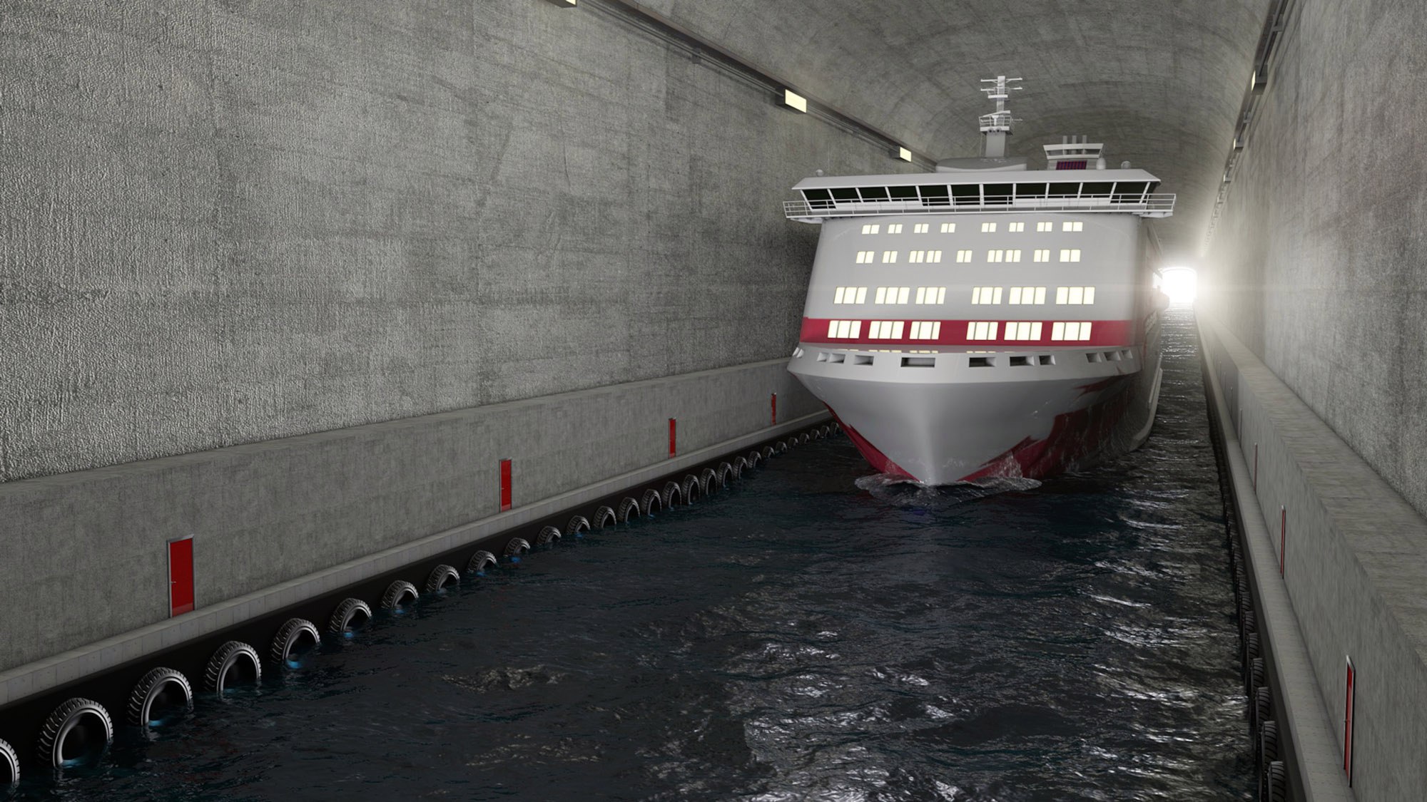 В Норвегии строят первый в мире туннель для кораблей за $350 миллионов 