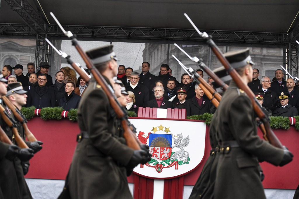 Военный парад в Латвии 
