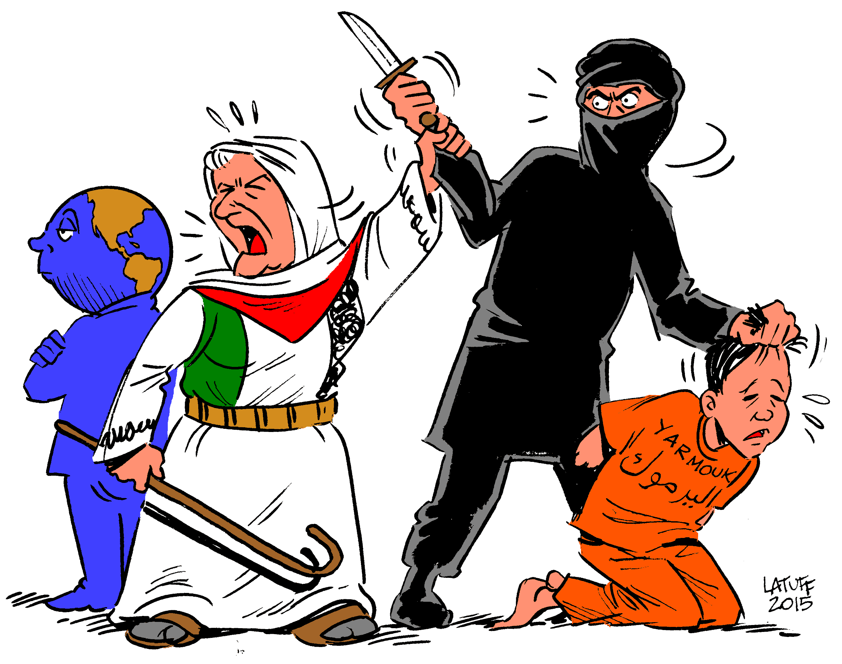 Война на Ближнем Востоке в карикатурах 