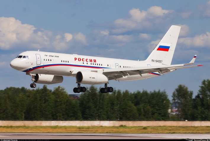 Все летающие Ту-204 