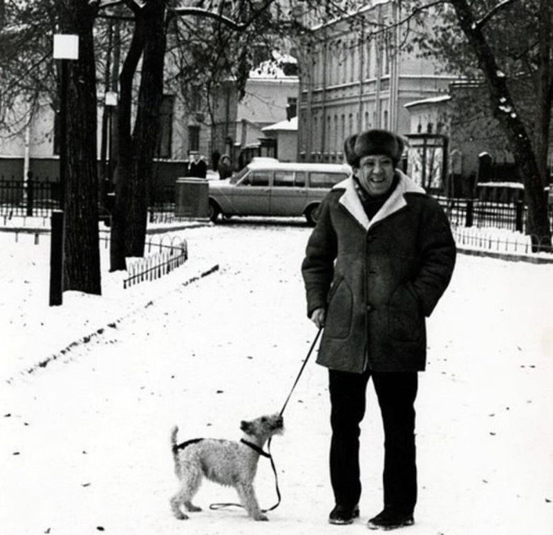 Юрий Никулин и его собака-пришелец 