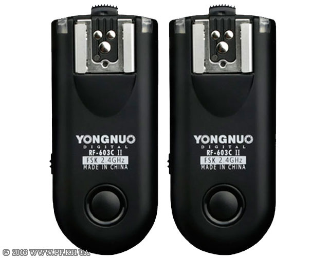 Замечены в продаже YONGNUO RF-603II. Вторая версия популярных радиосинхронизаторов. 