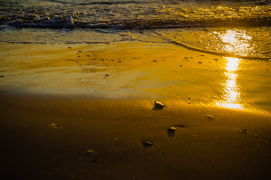 золотой осенний закат на море 19:00:41 _DSC4813